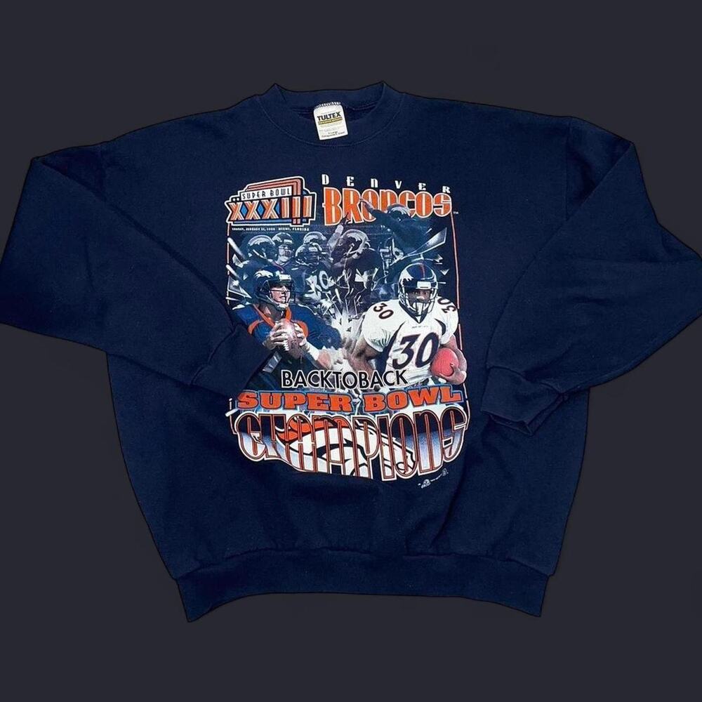 Vintage 1998 broncos crewneck